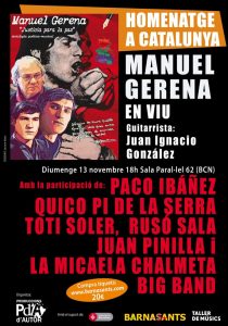 El cantaor Manuel Gerena vuelve a Catalunya en un homenaje de ida y vuelta yH5BAEAAAAALAAAAAABAAEAAAIBRAA7 - El cantaor Manuel Gerena vuelve a Catalunya en un homenaje de ida y vuelta